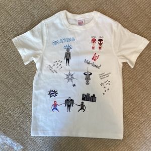 Hanna Andersson Marvel Spiderman Doodle Tee sz 6-7
